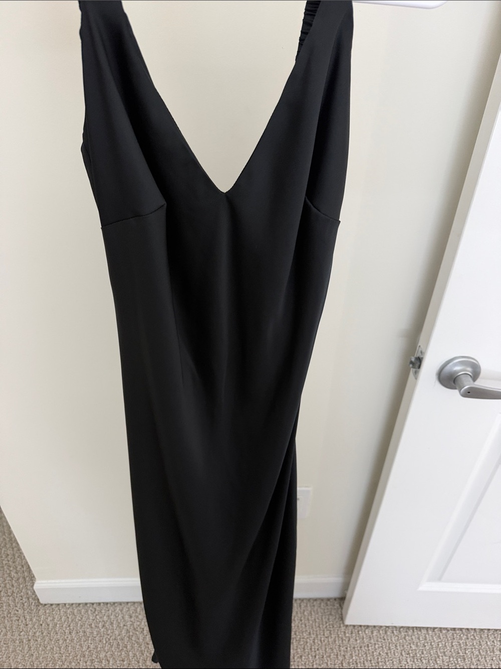 Black Slip Maxi Dress